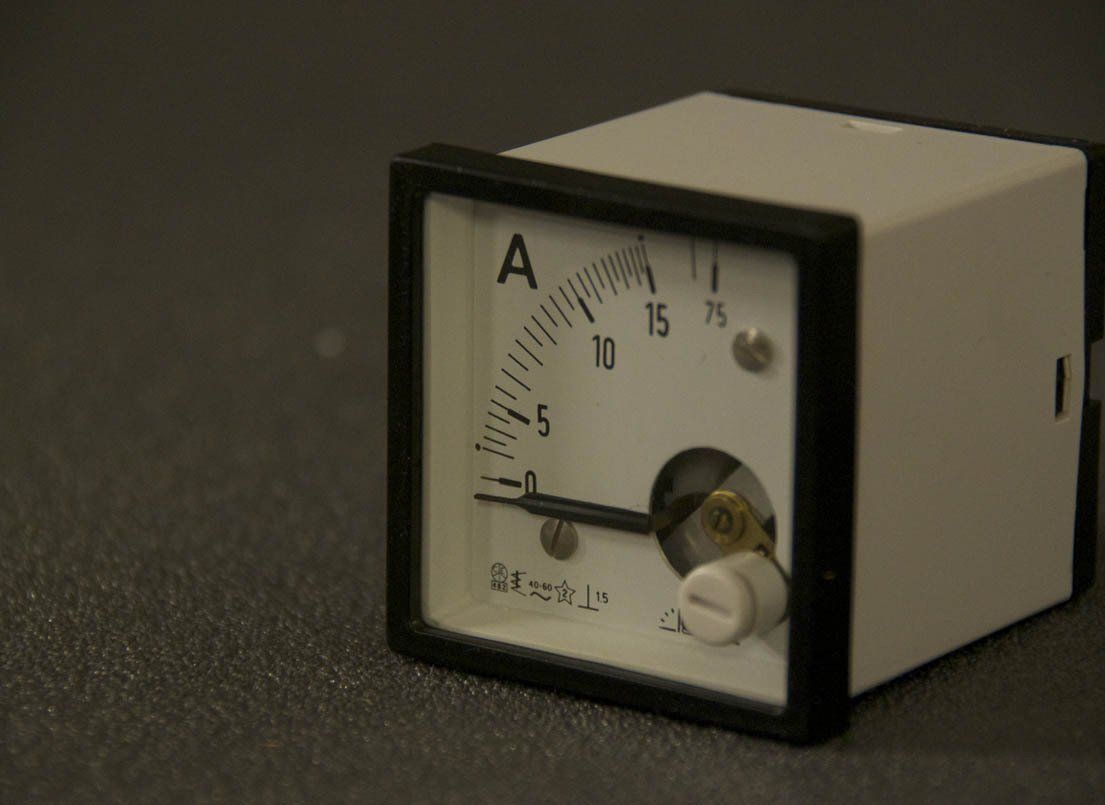 Ammeter 48mm — Perth, WA — Les Cooke Instrument Co Pty Ltd.