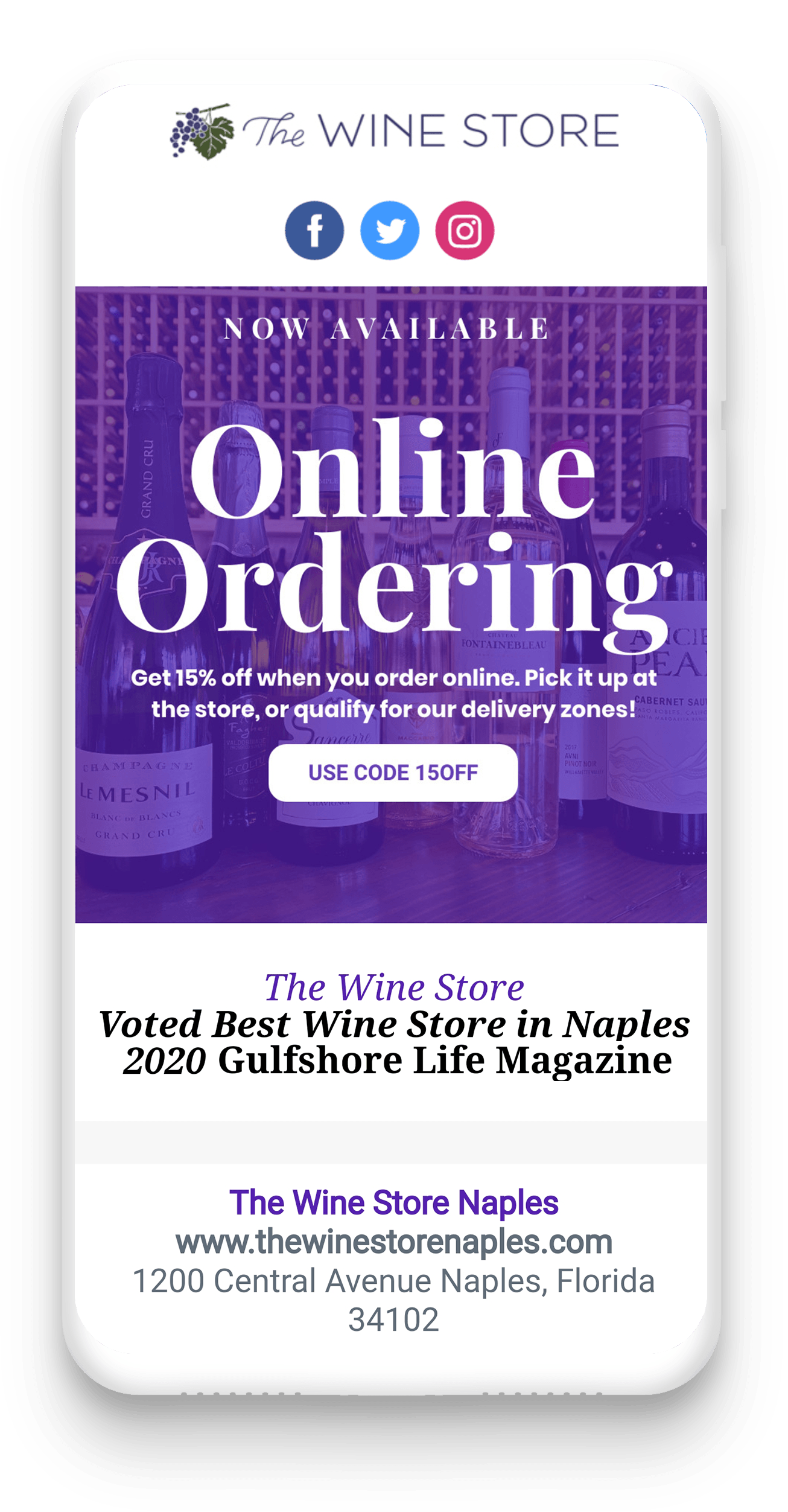 Online Ordering on mobile