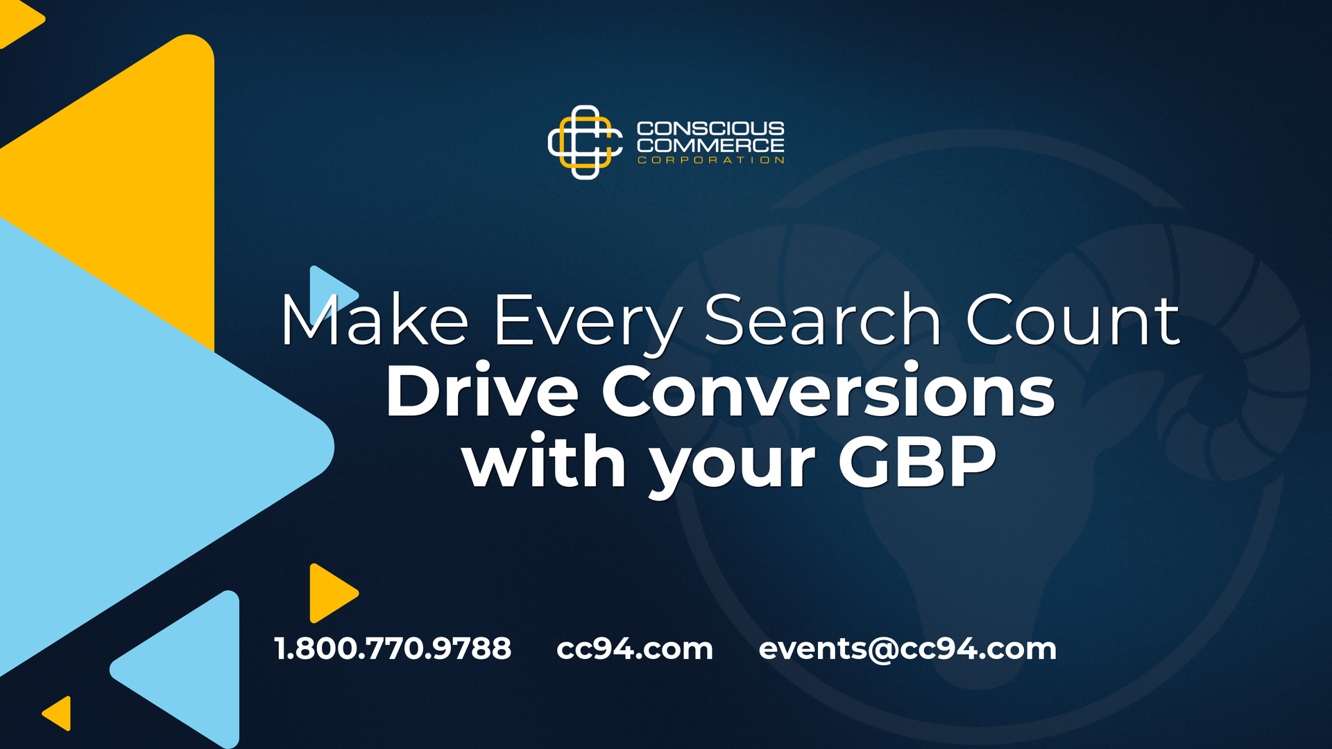 Advertisement for Conscious Commerce: 