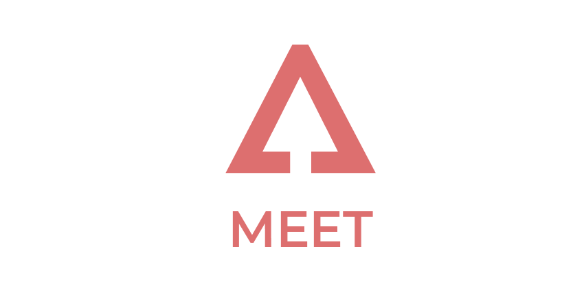 A logo for map meet is shown on a white background.