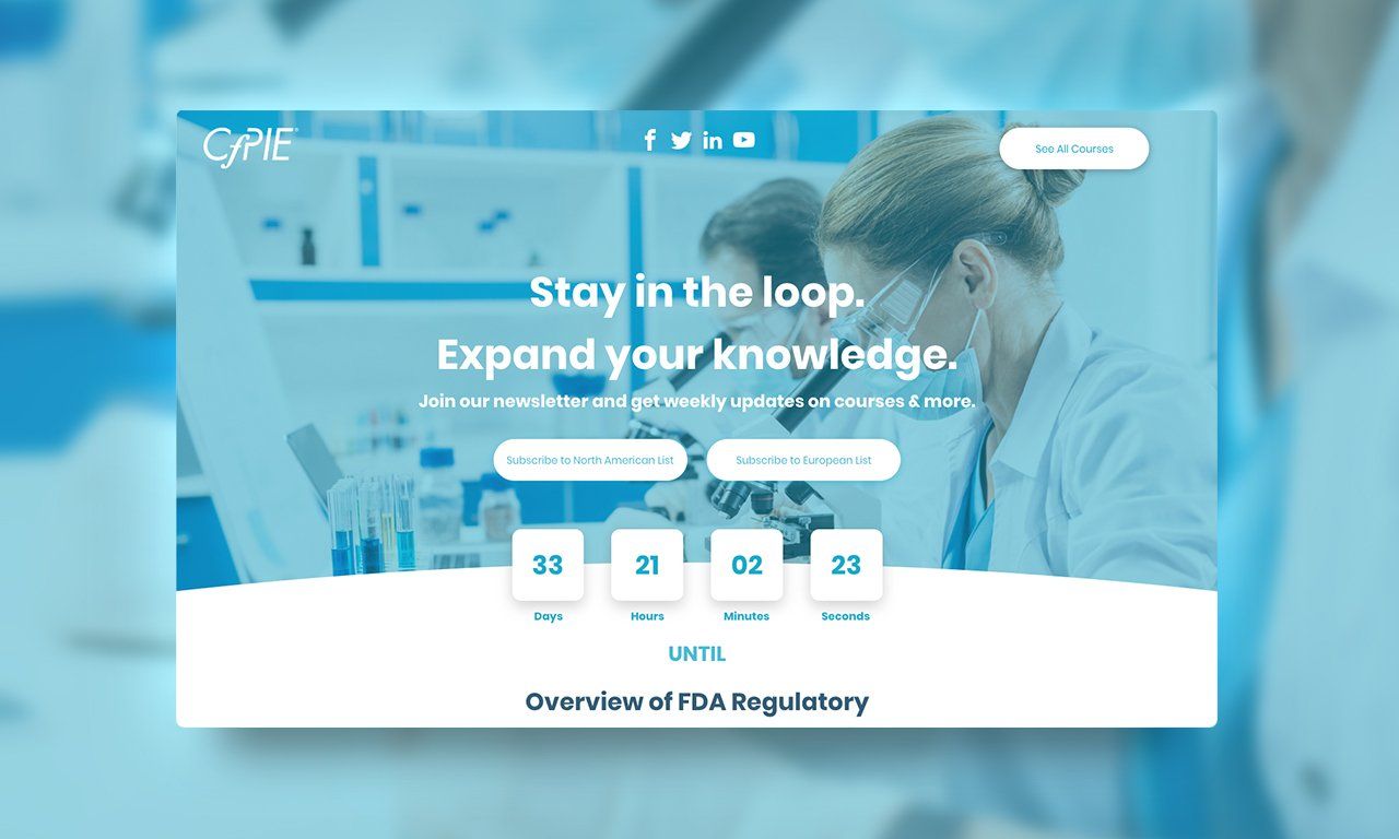 A screenshot of a website that says `` stay in the loop . expand your knowledge . ''