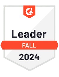 A badge that says leader fall 2024 on it.