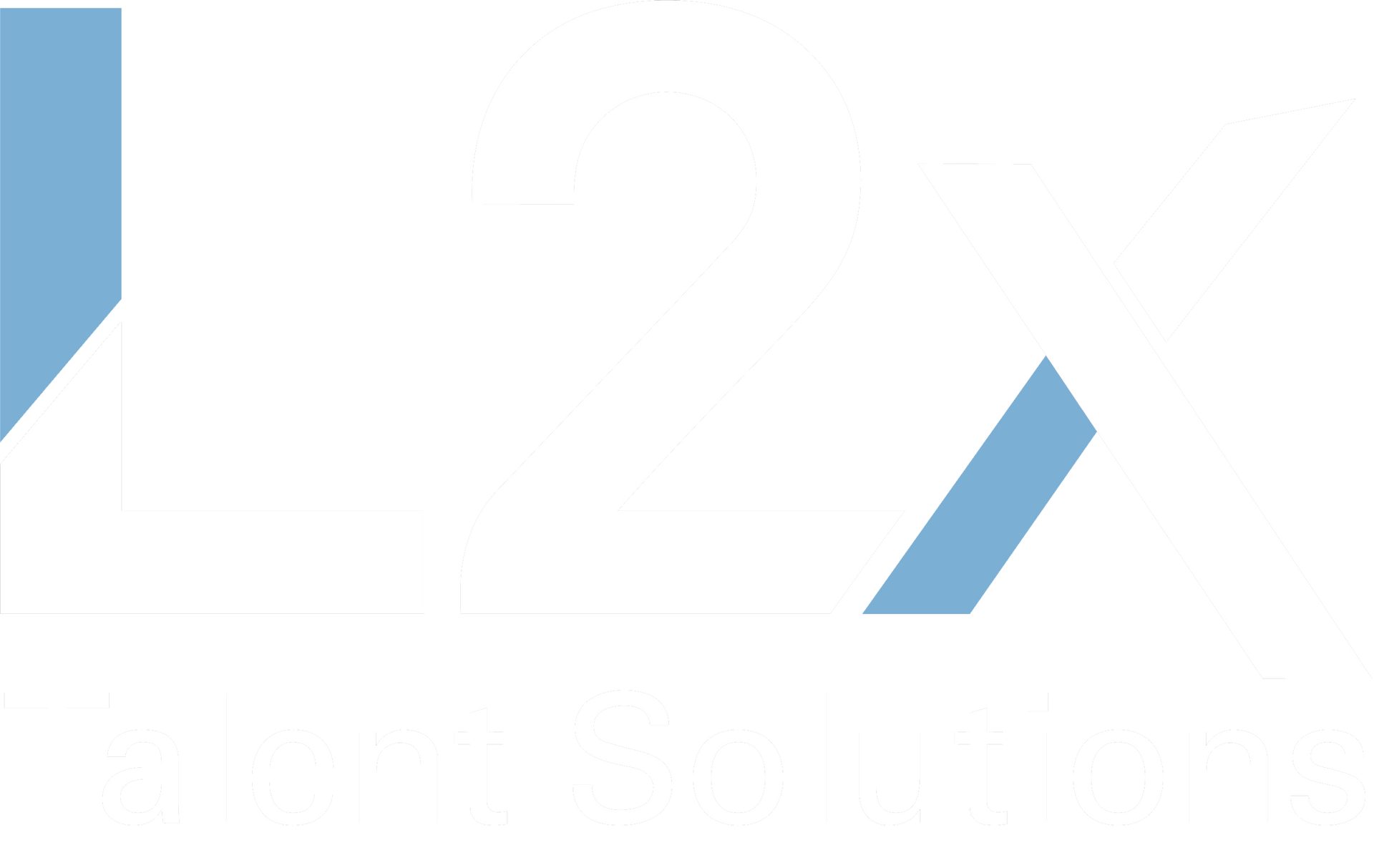 Two blue arrows pointing in opposite directions on a white background.