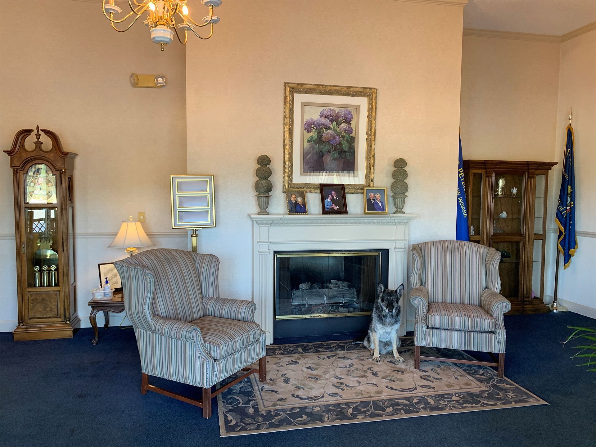 Interior and exterior photos of McHatton-Salder Funeral Chapels in Warsaw, IN.