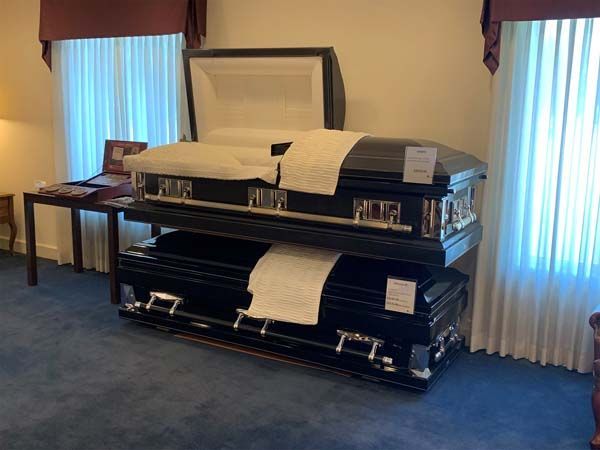 Interior and exterior photos of McHatton-Salder Funeral Chapels in Pierceton, IN.