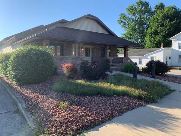 Interior and exterior photos of McHatton-Salder Funeral Chapels in Pierceton, IN.
