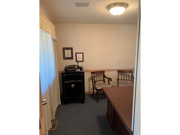 Interior and exterior photos of McHatton-Salder Funeral Chapels in Pierceton, IN.