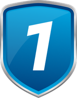 shield with 1 on it | Northridge Bodyworks