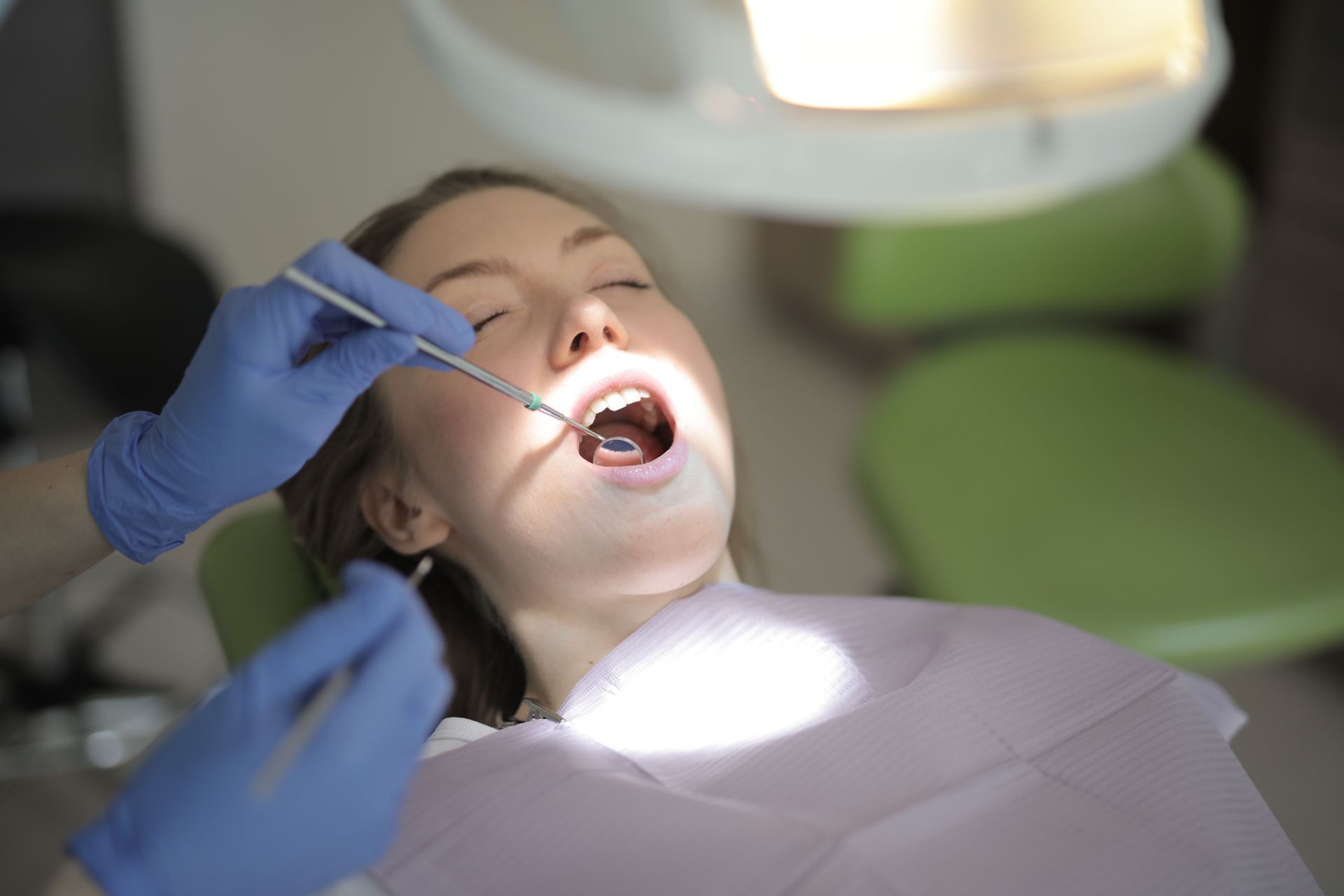 Child receiving dental sealants at Robert A. Lantzy DMD, Dental Sealants in Newtown, PA