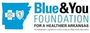 The blue & you foundation for a healthier arkansas logo
