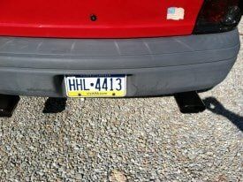 Bumper of a red car — auto repair Bethel Park, PA