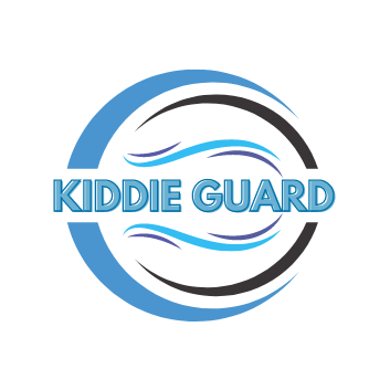 a logo for a company called kiddie guard