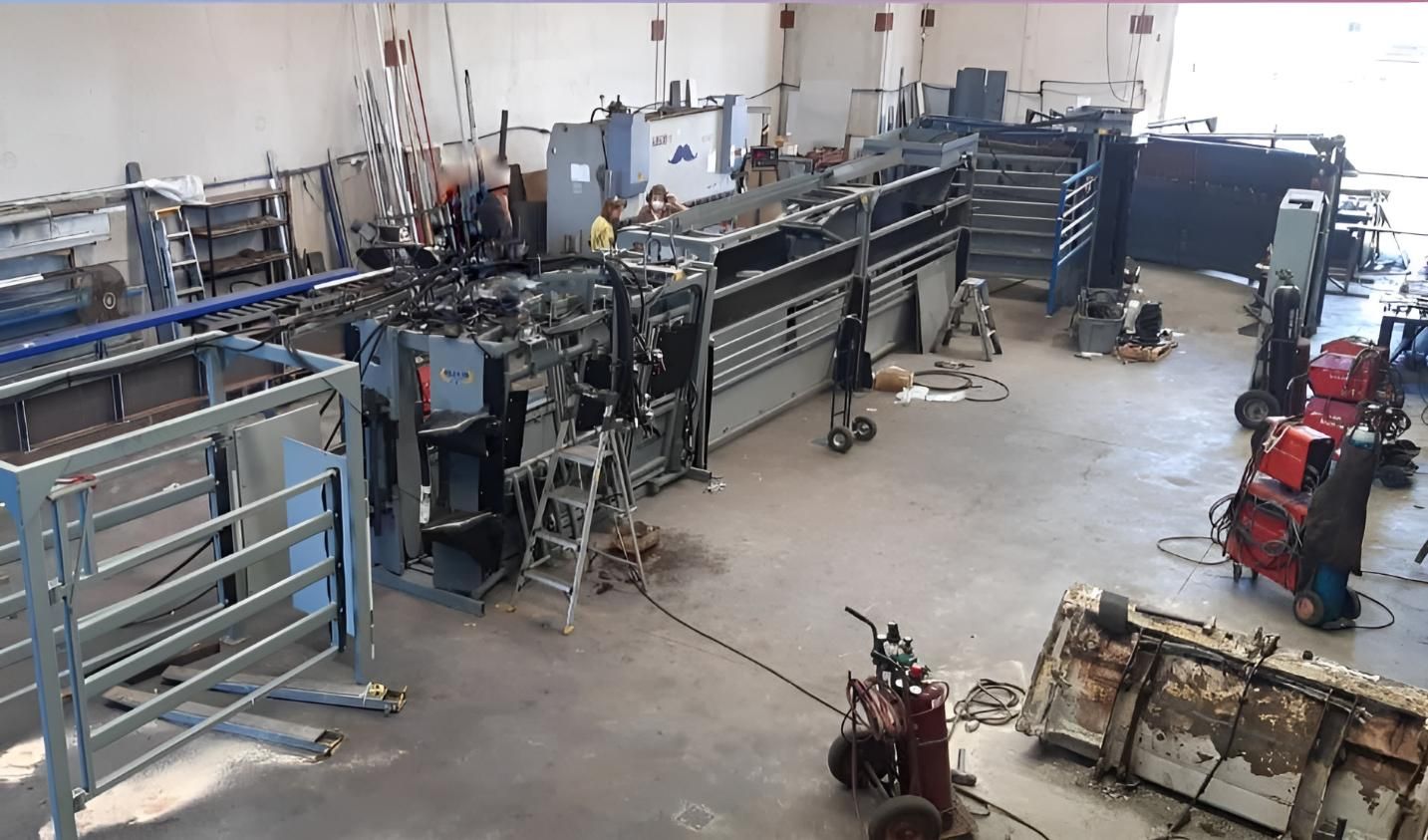 A Large Warehouse Filled With Lots of Machinery and Tools — Turnweld Engineering in Coolum Beach, QLD