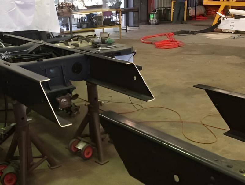 A Metal Frame is Being Built in a Workshop — Turnweld Engineering in Coolum Beach, QLD