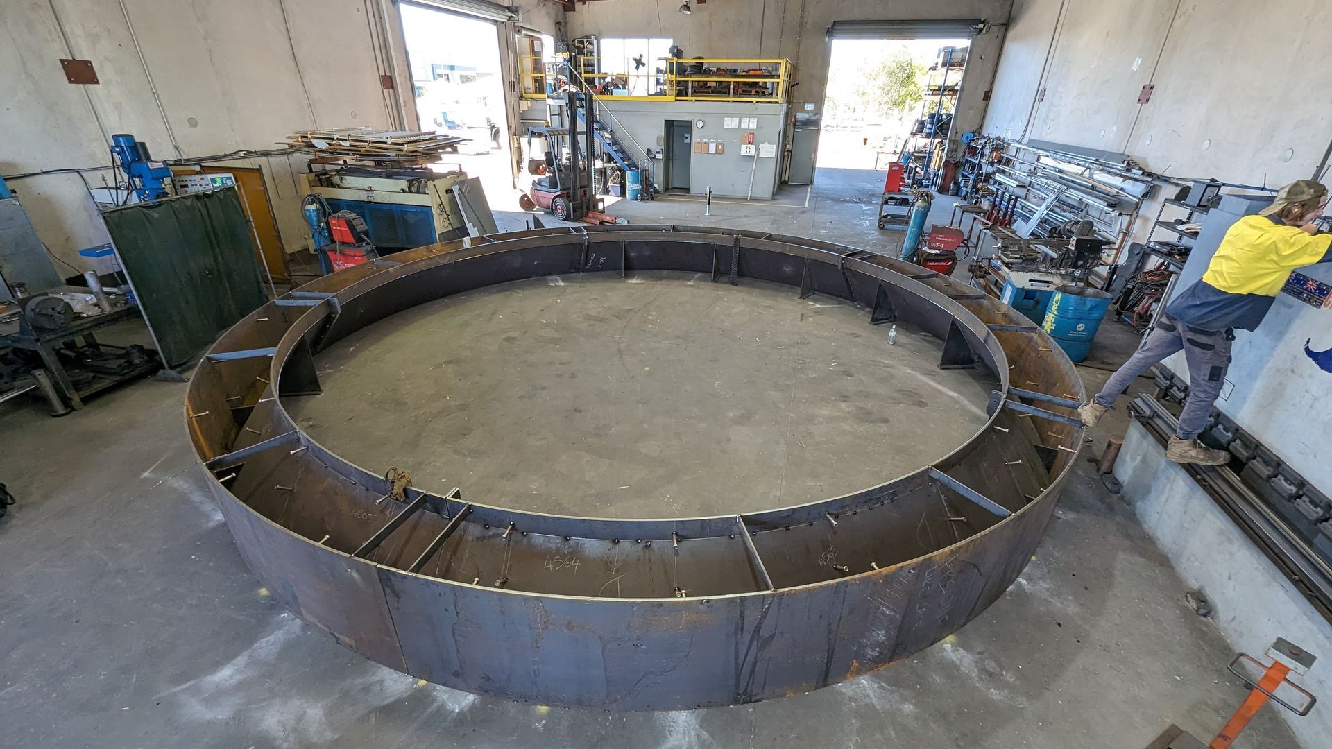 Large Metal Ring — Turnweld Engineering in Coolum Beach, QLD