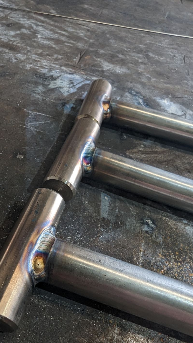 Steel T-joint With Welding, Metal Rods, Industrial Workshop — Turnweld Engineering in Coolum Beach, QLD