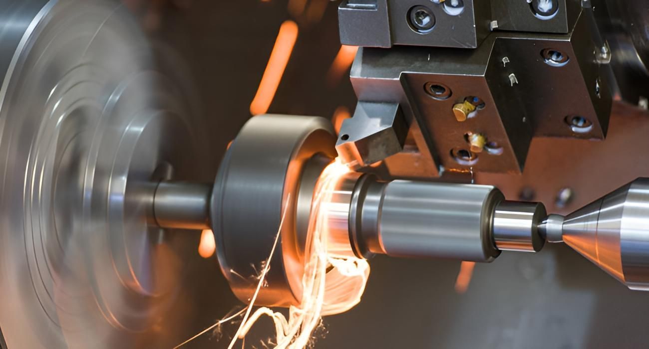 Machinery Cutting a Metal — Turnweld Engineering in Coolum Beach, QLD