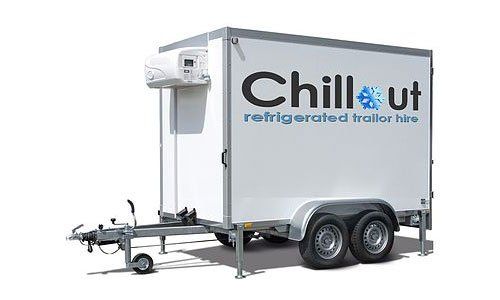 Large Chillout refrigerated trailer hire