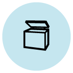 Freezer box icon