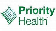 The priority health logo has a square with dots on it.