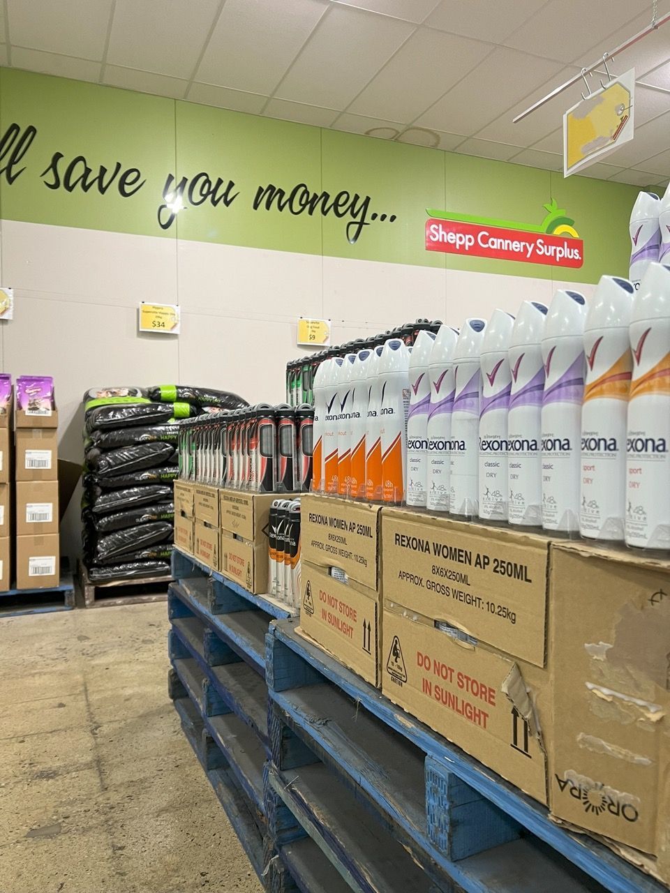 Boxes of Rexona Branded Products — Discount Groceries in Ballarat