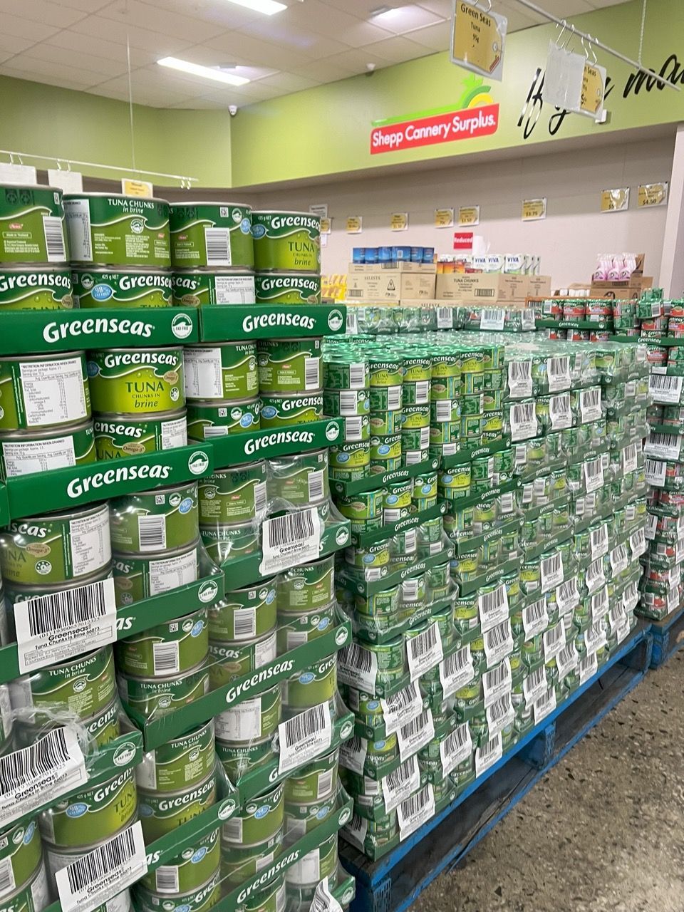 Cans of Greenseas Tuna — Discount Groceries in Ballarat