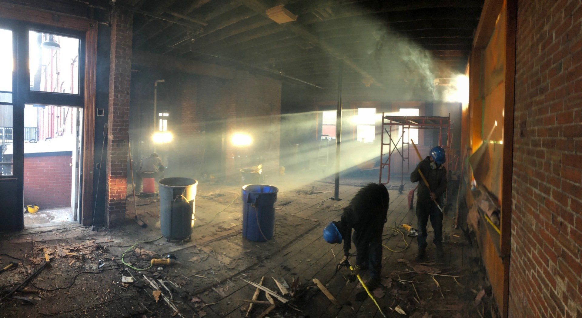 Commercial Interior Demolition at the Dry Dock Restaurant in Portland, Maine