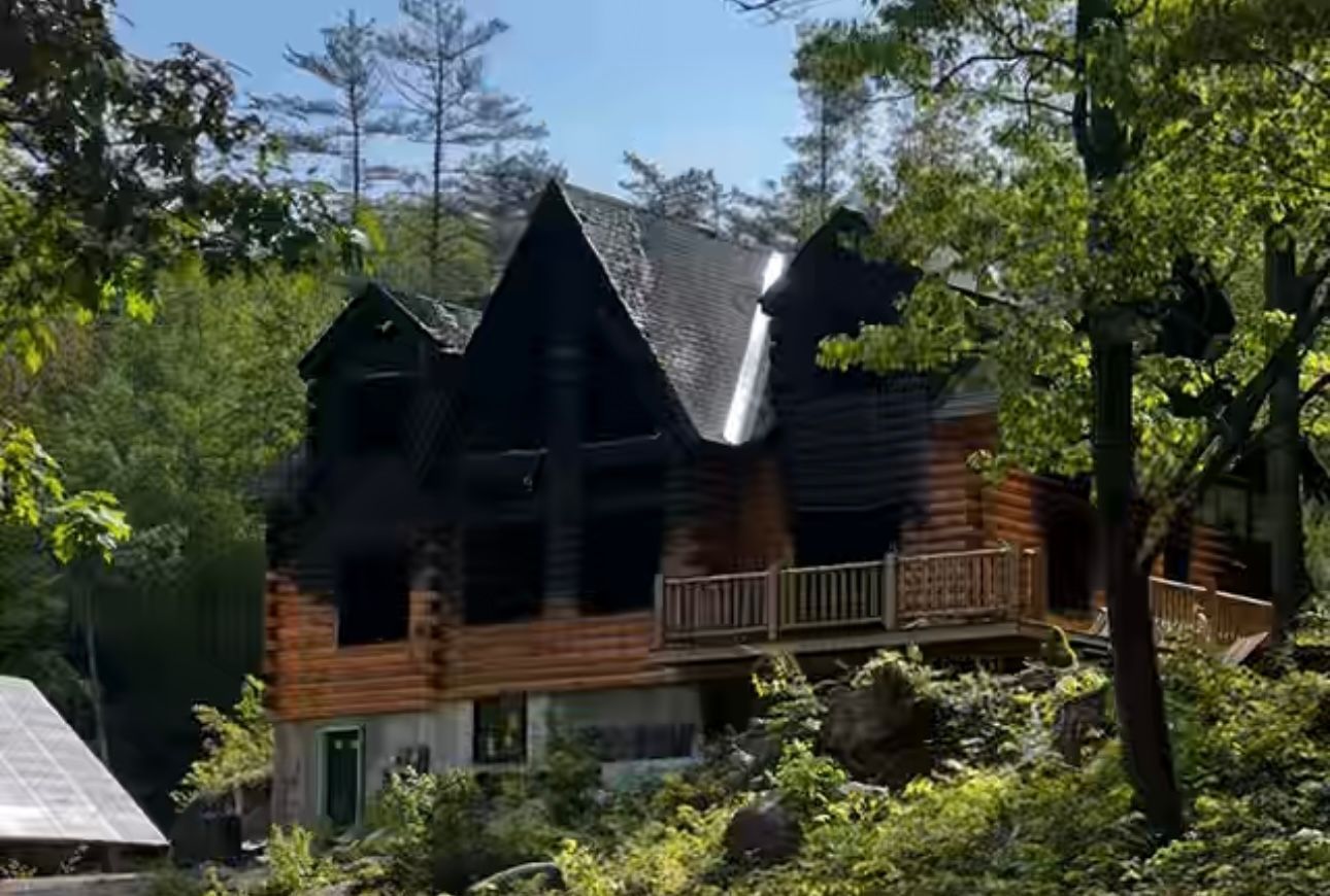 Burnt Home Teardown in New Hampshire