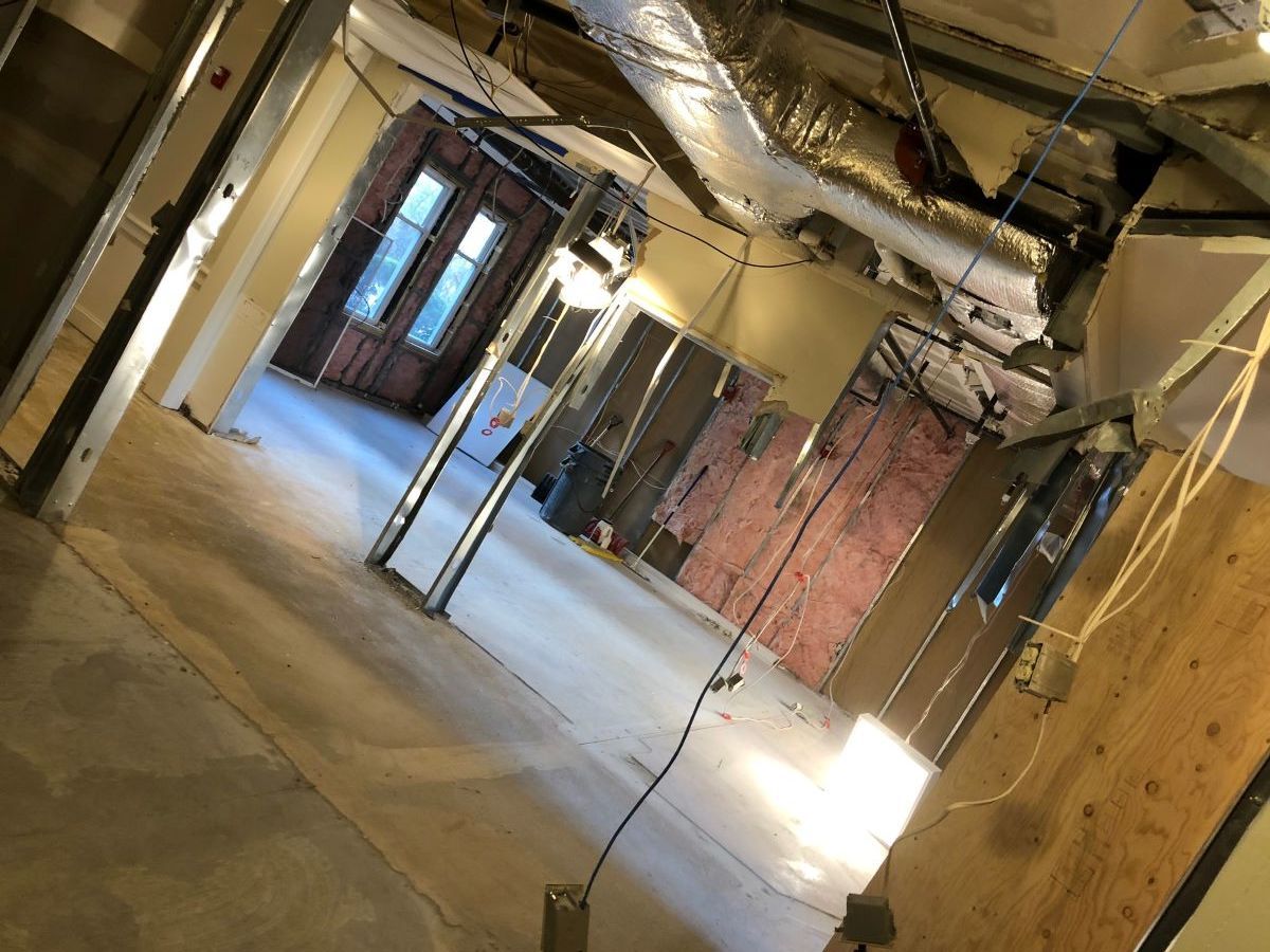 Home demolition project in Higgins Beach at Pipers Shore in Maine