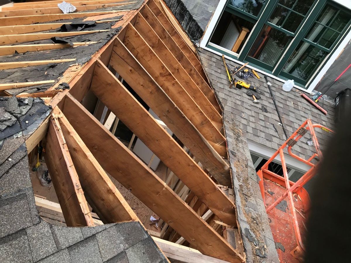 Roof removal services in Maine