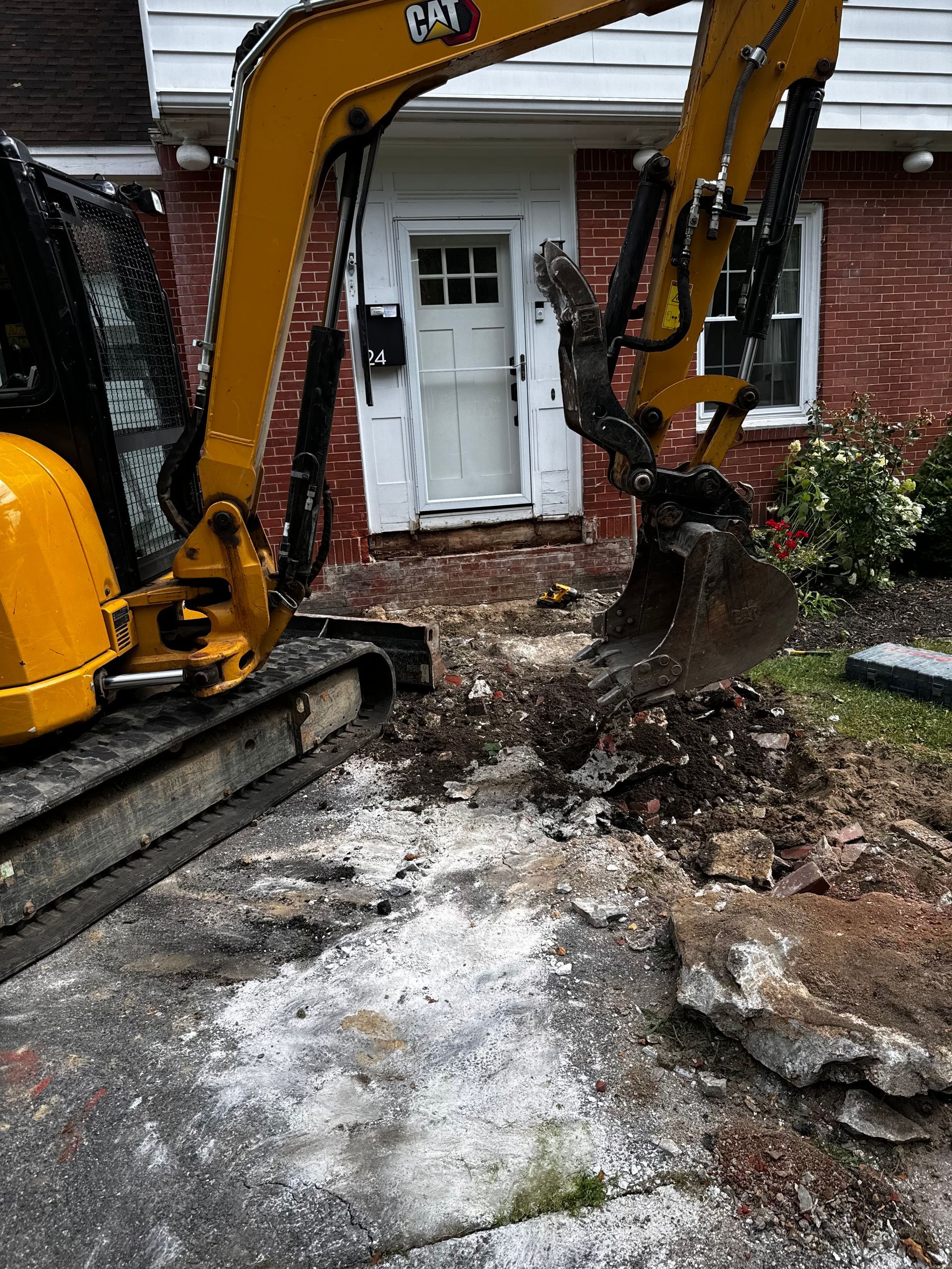 During Steps replacement in Portland, Maine by Briggs Contracting