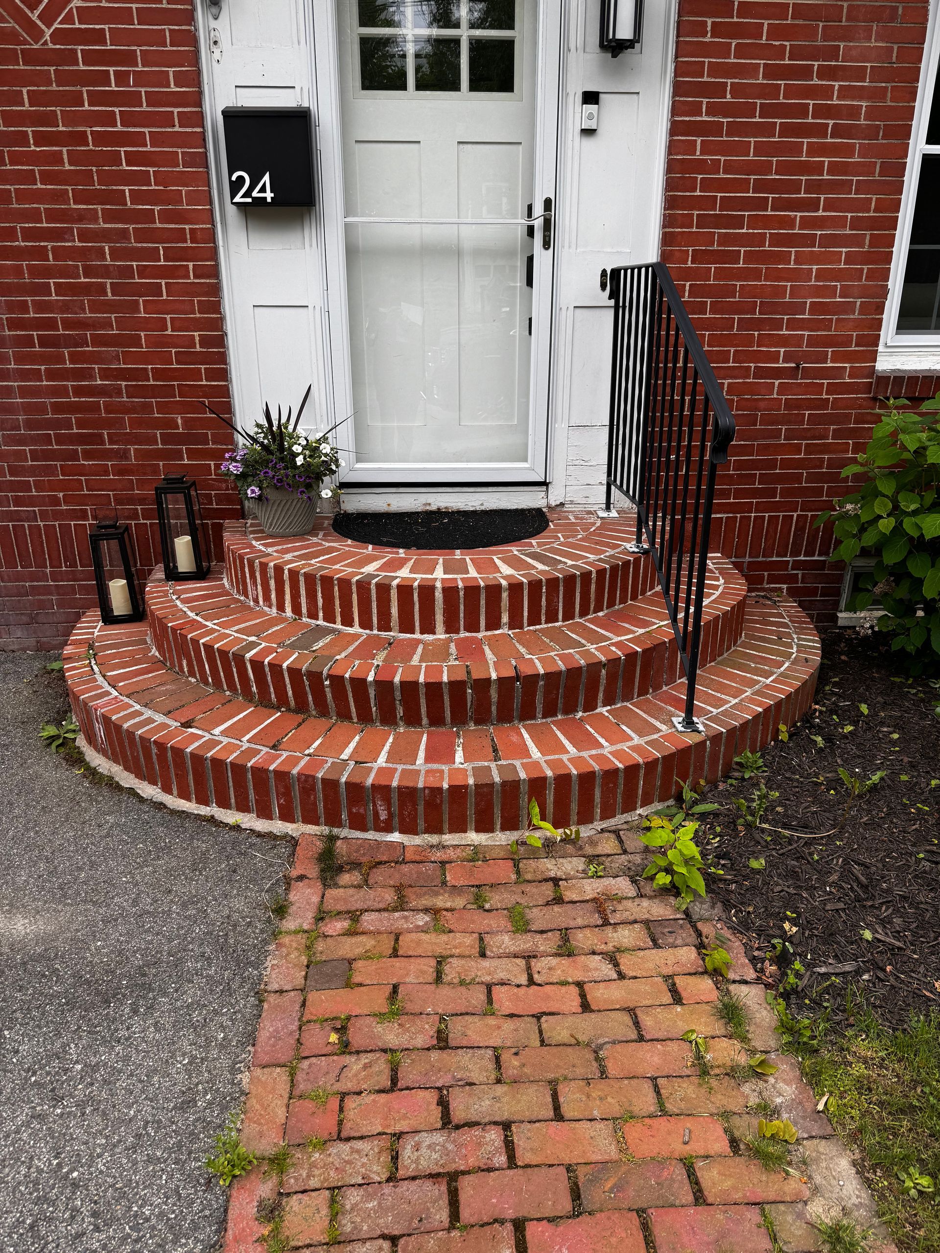 Before Photo of steps replacement in Portland, Maine