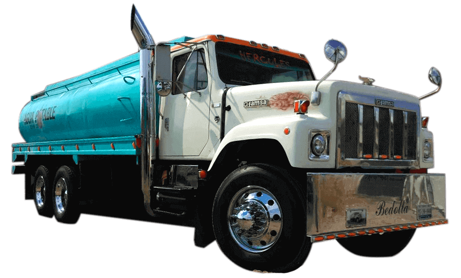 Servicio de pipas para agua potable