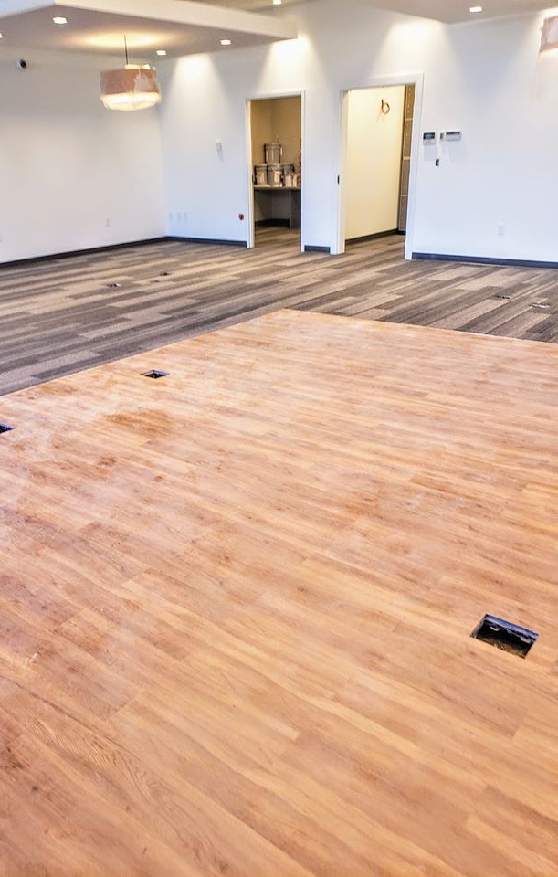 Take a look at the interesting character of this unique hardwood floor installation.