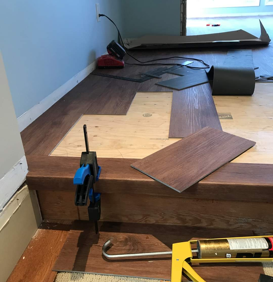 Vinyl plank flooring takes serious skill to install properly.