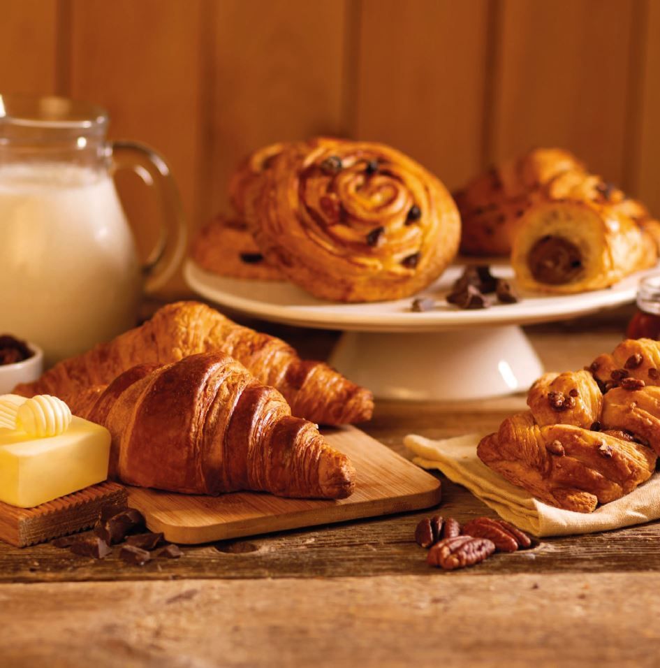 Fragranti croissant per la prima colazione