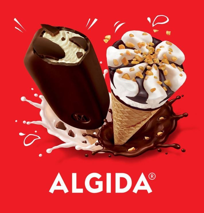 Camion refrigerato per il trasporto di prodotti Algida