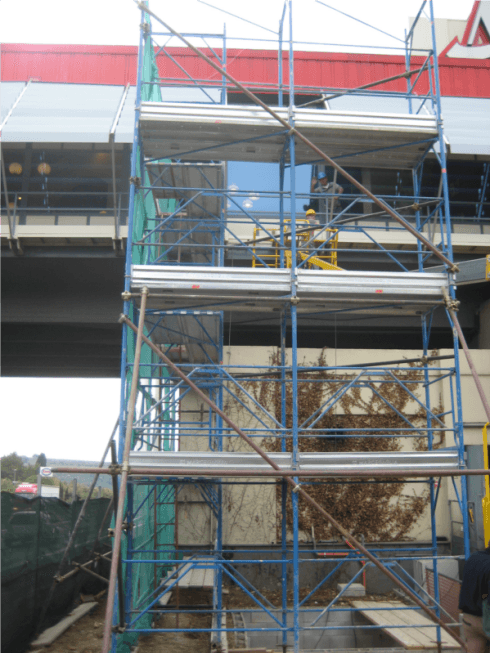 ponteggio di sicurezza