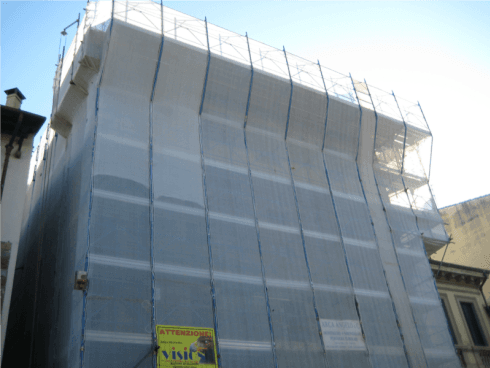 impalcatura per lavori edili