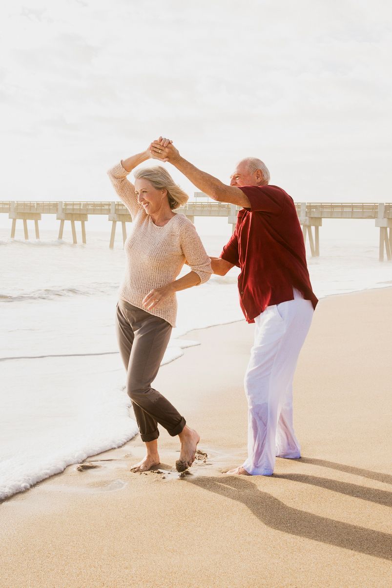 Senior Couple Dancing on Beach – Sarasota, FL – All Stat Home Health