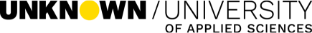 The logo for unknown university of applied sciences