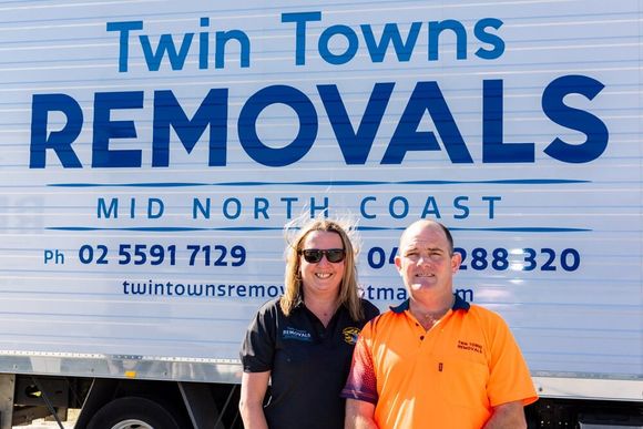 Removalists loading moving truck in Forster-Tuncurry