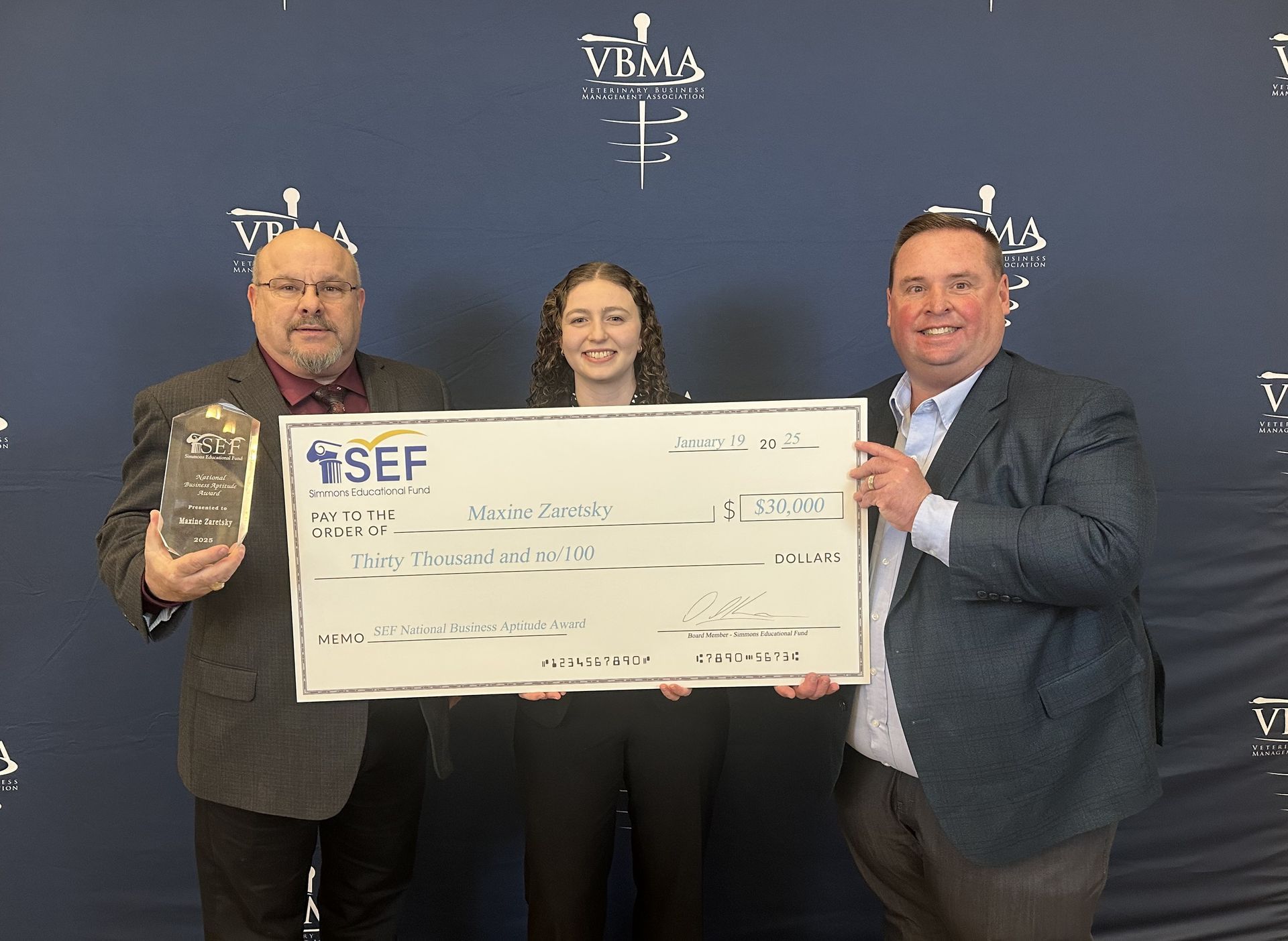 2024 SEF Business Aptitude Award Winner Max Wunsche