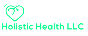 a logo for VEMa holistic health llc with a heart and a doctor 's stethoscope .