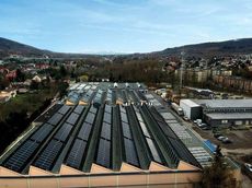 immagine impianto fotovoltaico commerciale