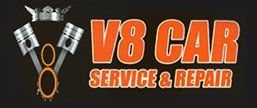 V8 Car Service logo
