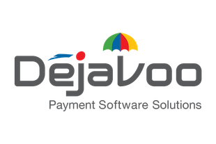 dejavoo payment software solutions logo on a white background