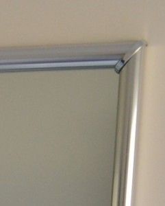Framed Mirror Close-Up — Perth, WA — Stirling Glass + Aluminium