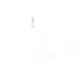 A religious procession with altar servers carrying candles and incense at an altar, in church.