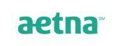 Teal Aetna logo on a white background.